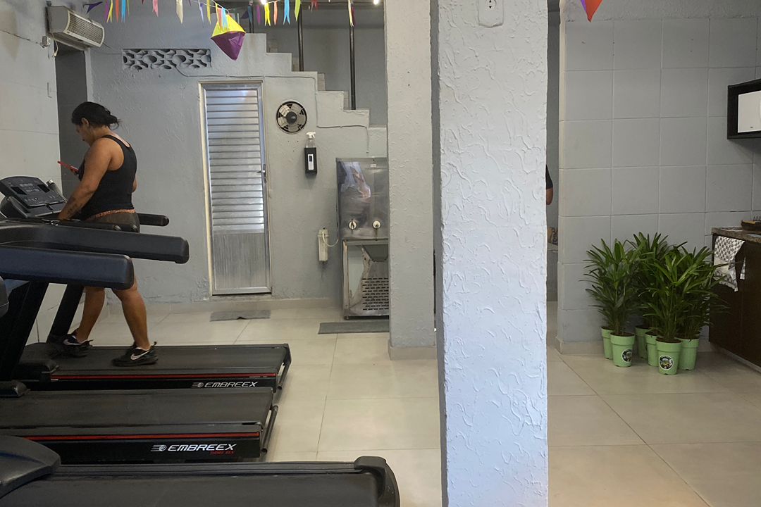 Imagem da estrutura da academia