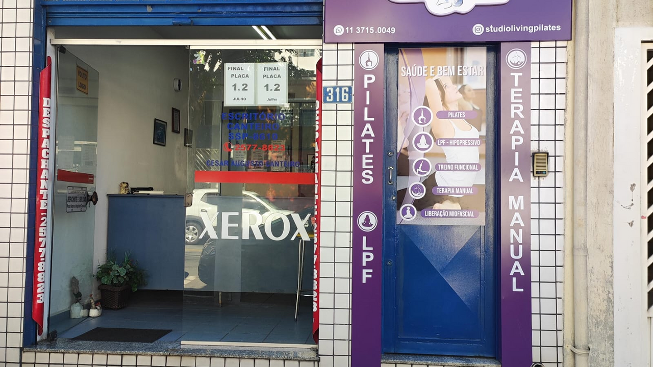 Imagem da estrutura da academia