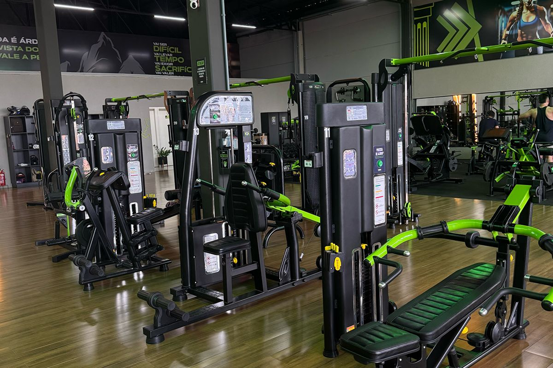 Imagem da estrutura da academia