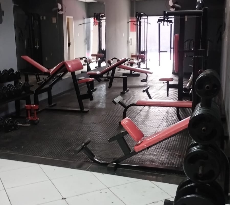 Imagem da estrutura da academia