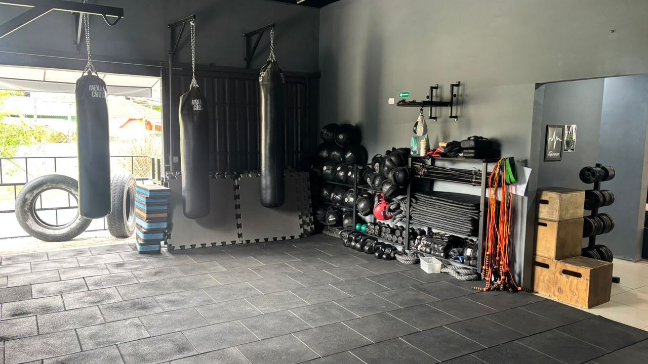 Imagem da estrutura da academia