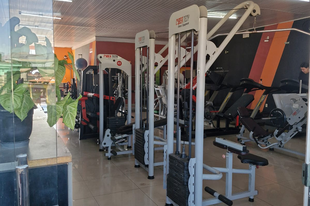 Imagem da estrutura da academia
