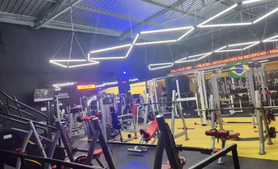 Imagem da estrutura da academia