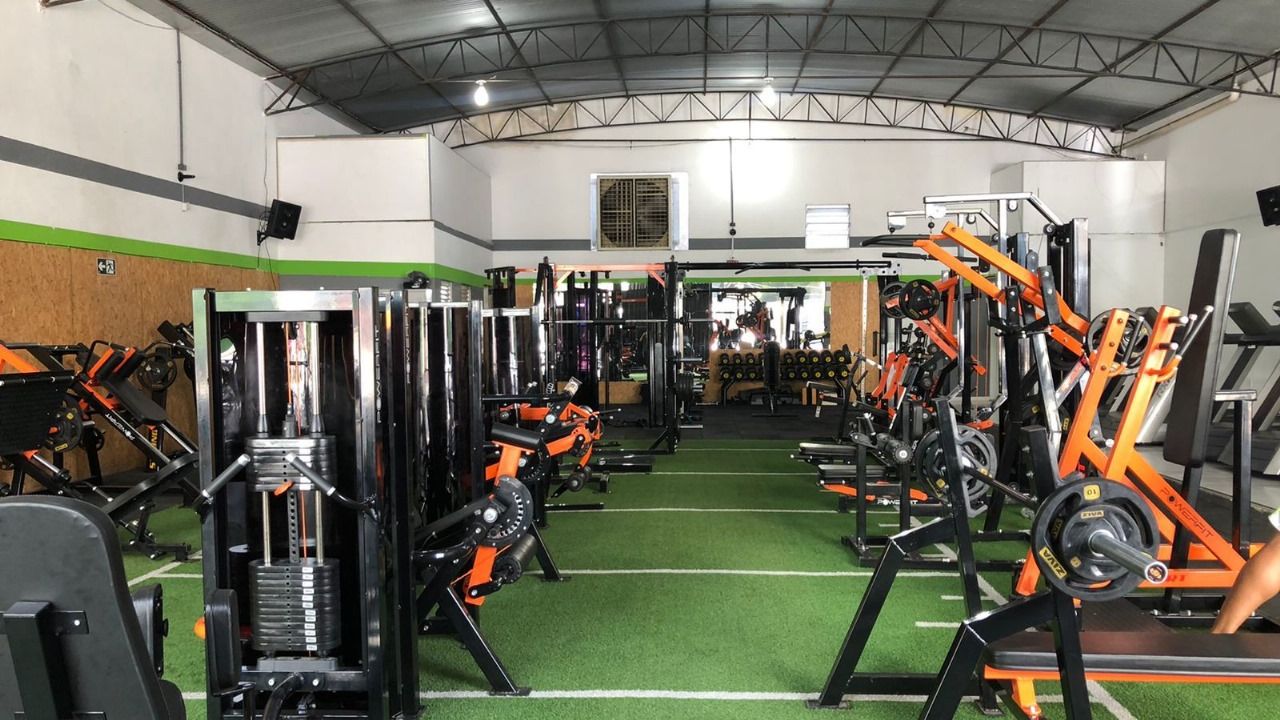 Imagem da estrutura da academia