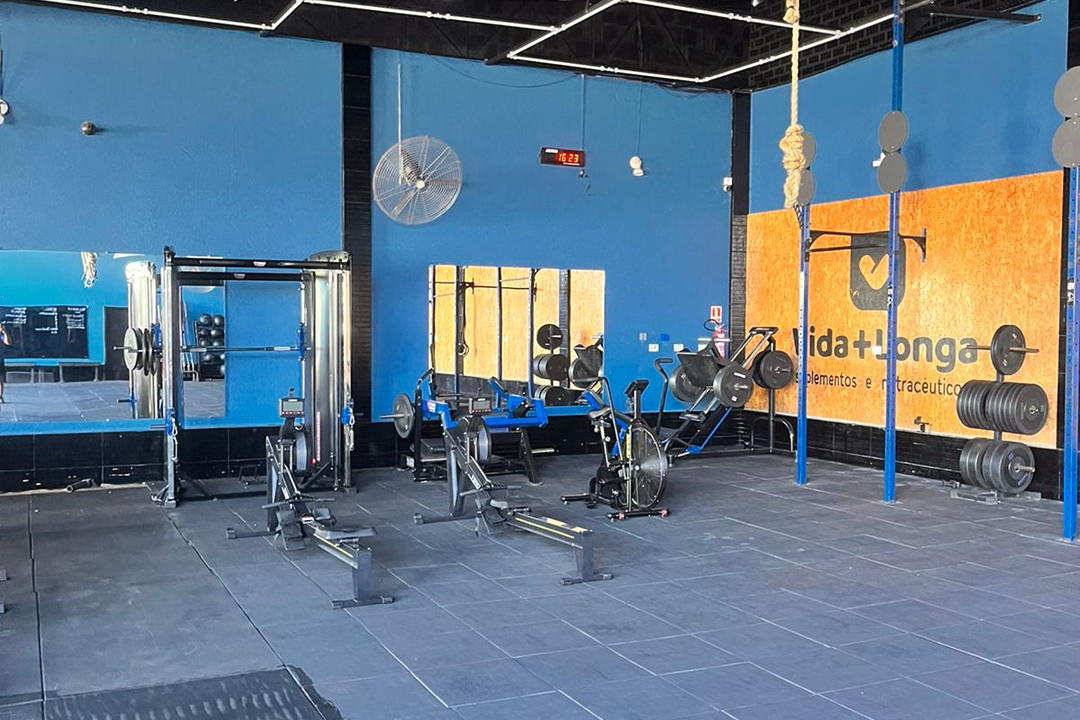 Imagem da estrutura da academia