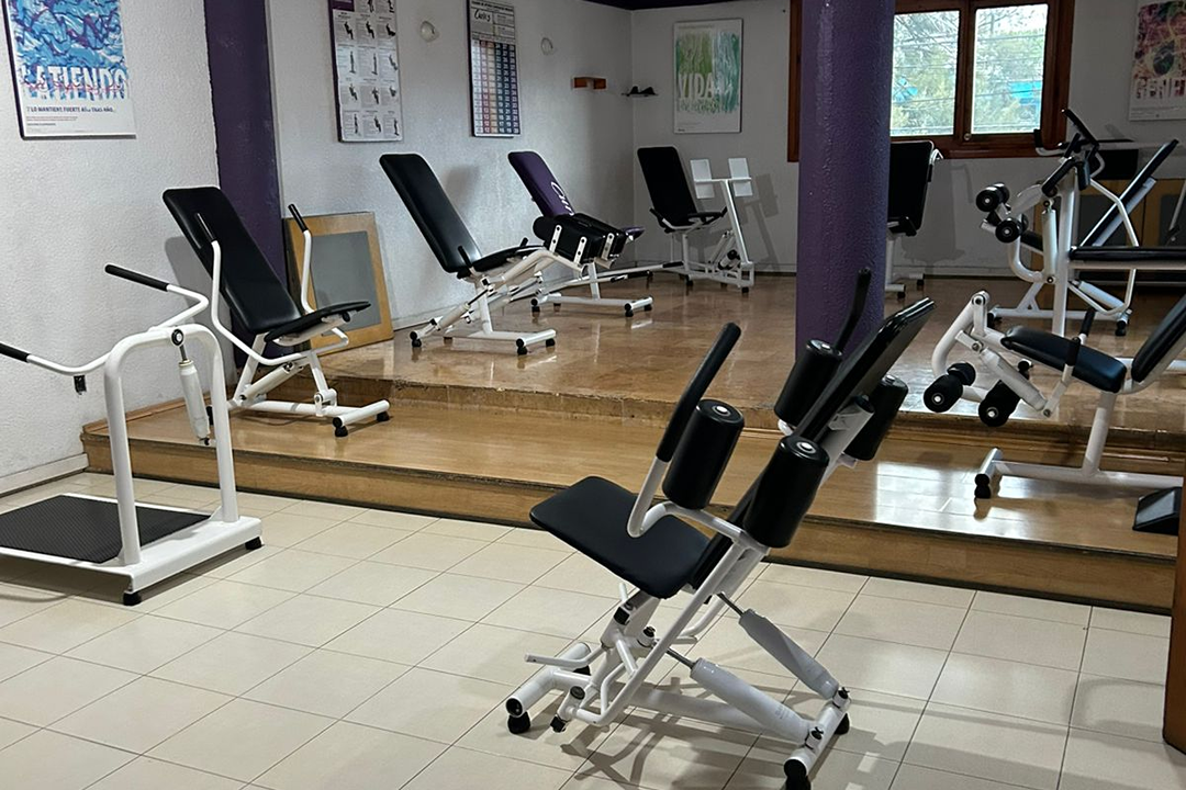 Imagem da estrutura da academia