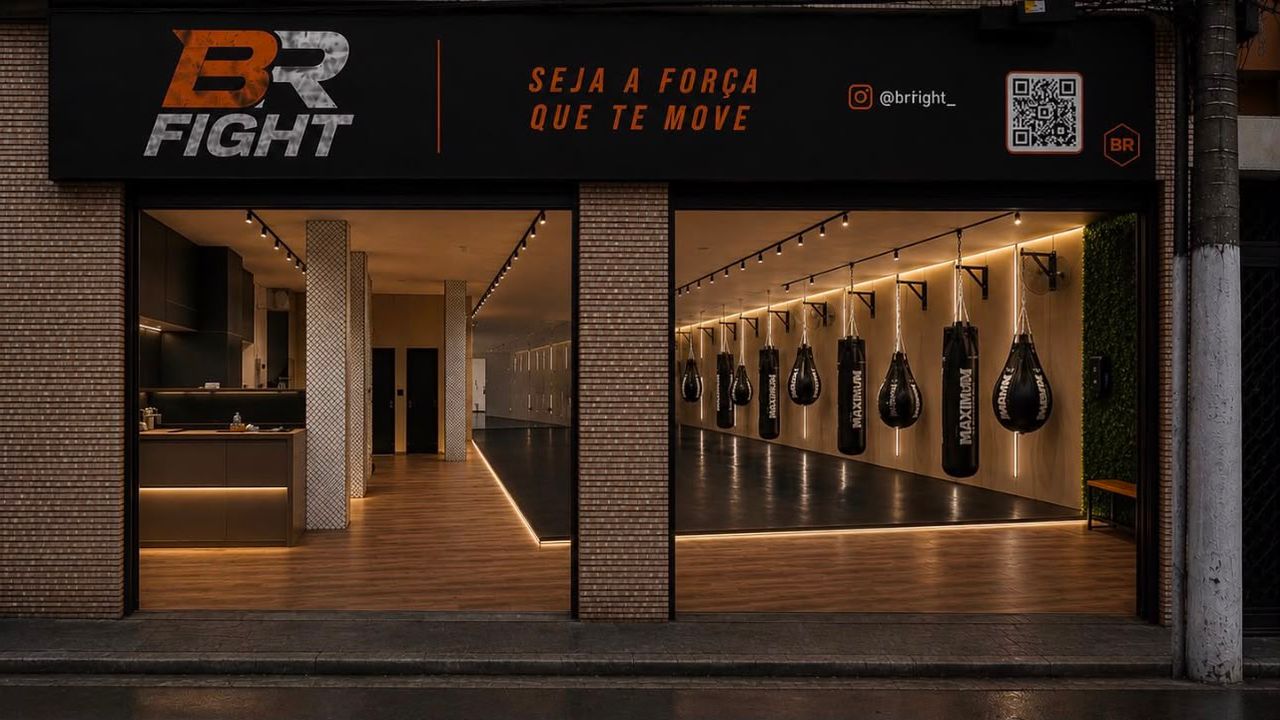 Imagem da estrutura da academia