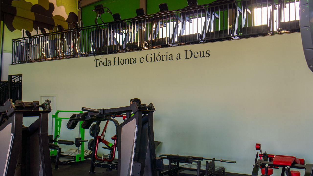 Imagem da estrutura da academia