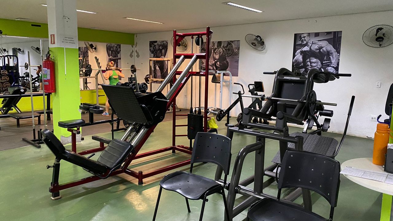 Imagem da estrutura da academia