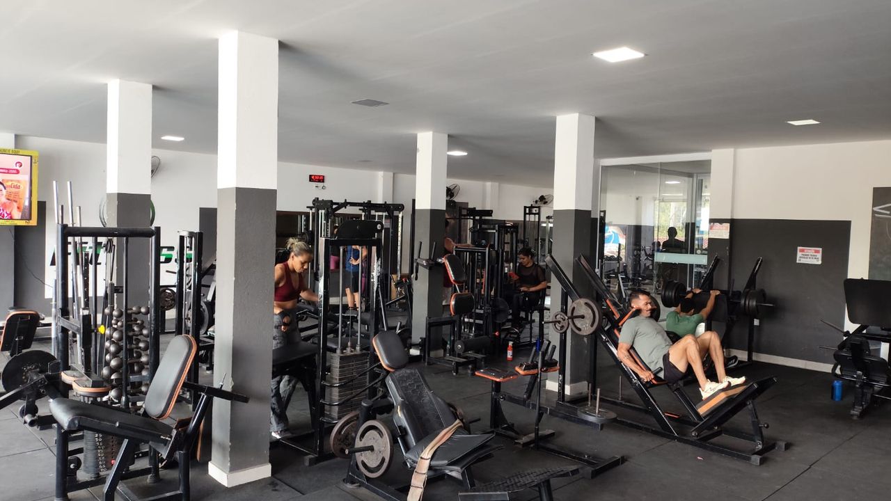 Imagem da estrutura da academia