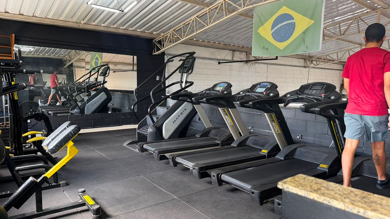 Imagem da estrutura da academia