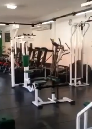 Imagem da estrutura da academia