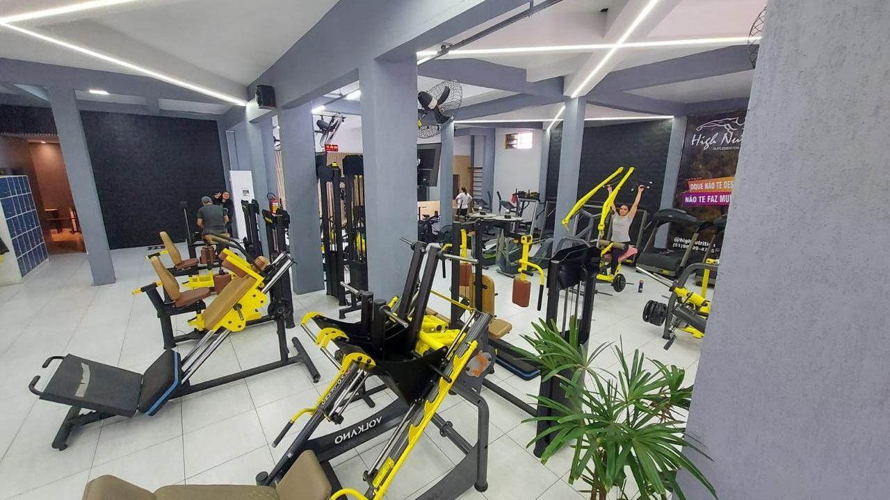 Imagem da estrutura da academia