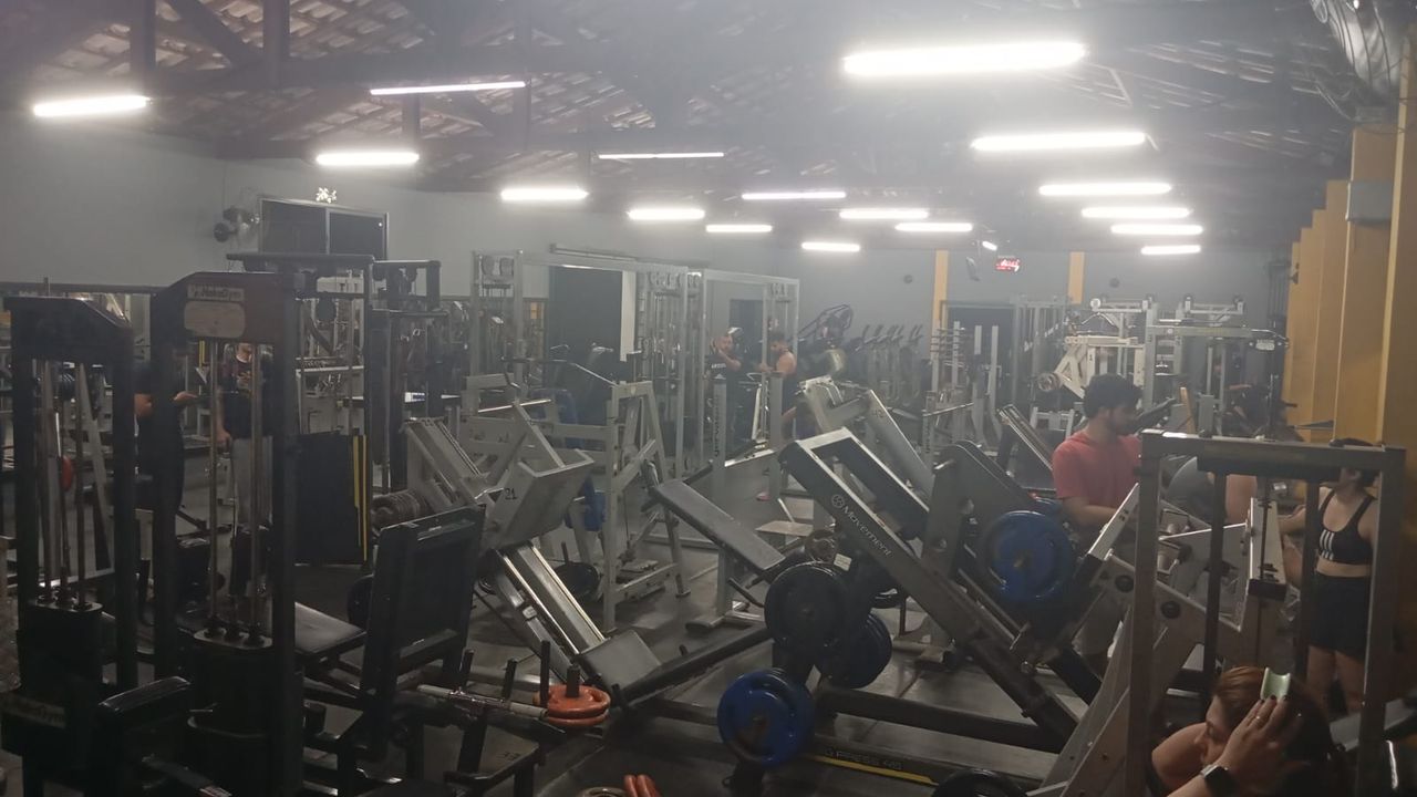 Imagem da estrutura da academia