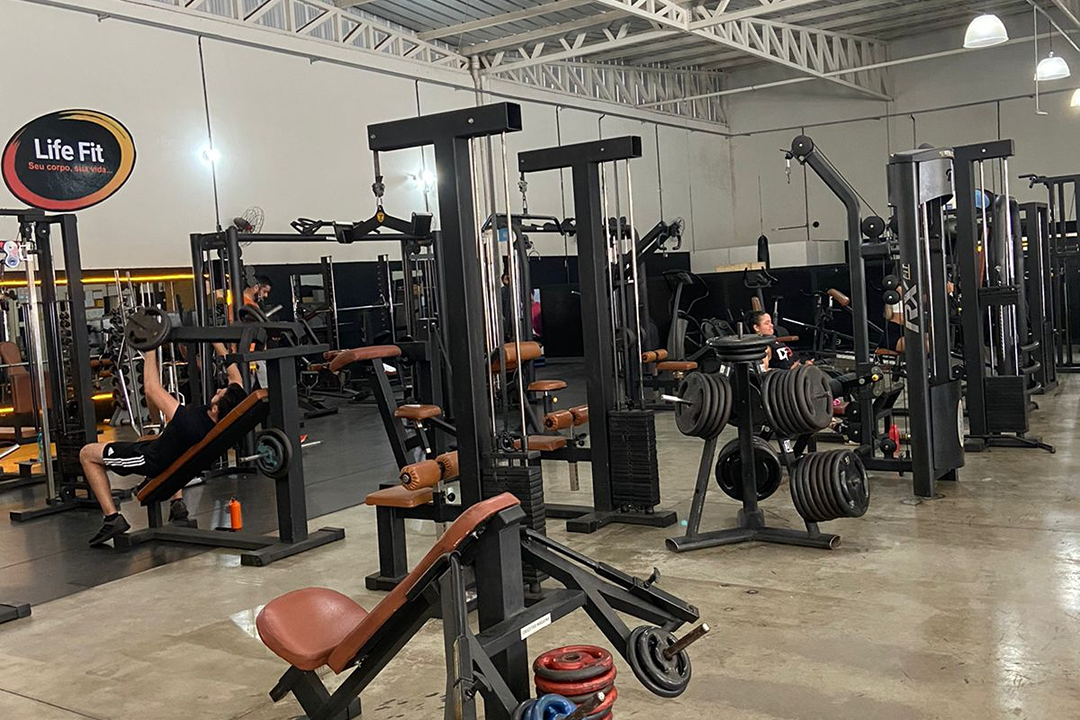 Imagem da estrutura da academia