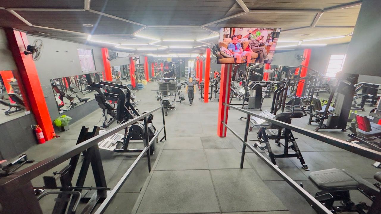 Imagem da estrutura da academia