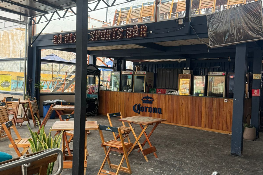 Imagem da estrutura da academia