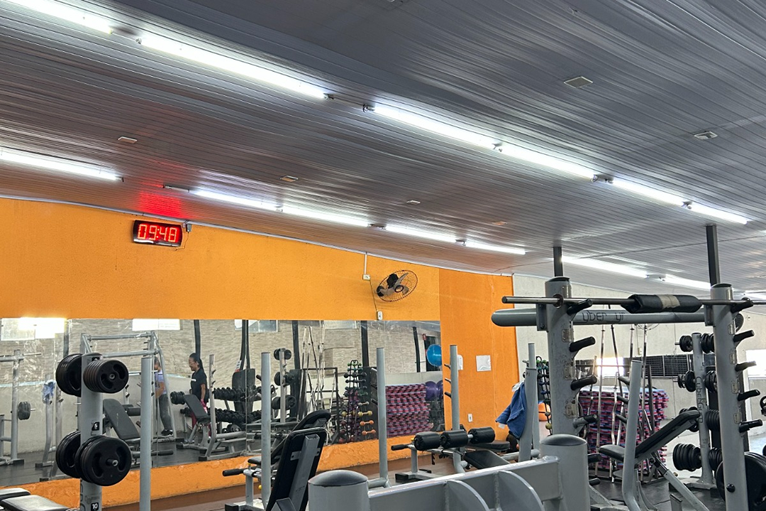 Imagem da estrutura da academia