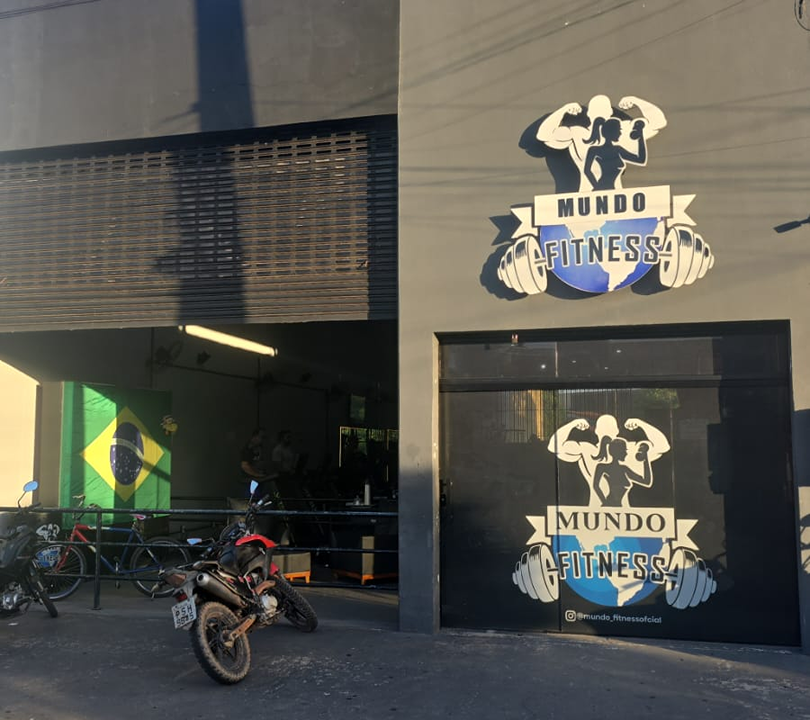 Imagem da estrutura da academia