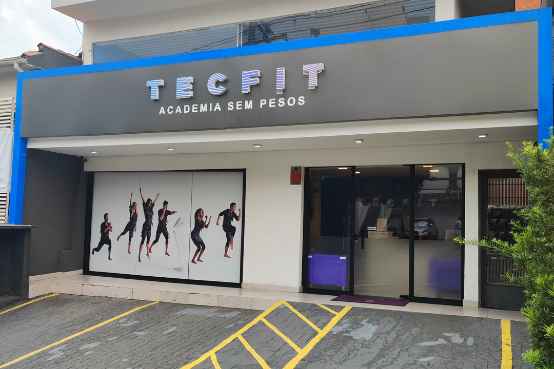 Imagem da estrutura da academia