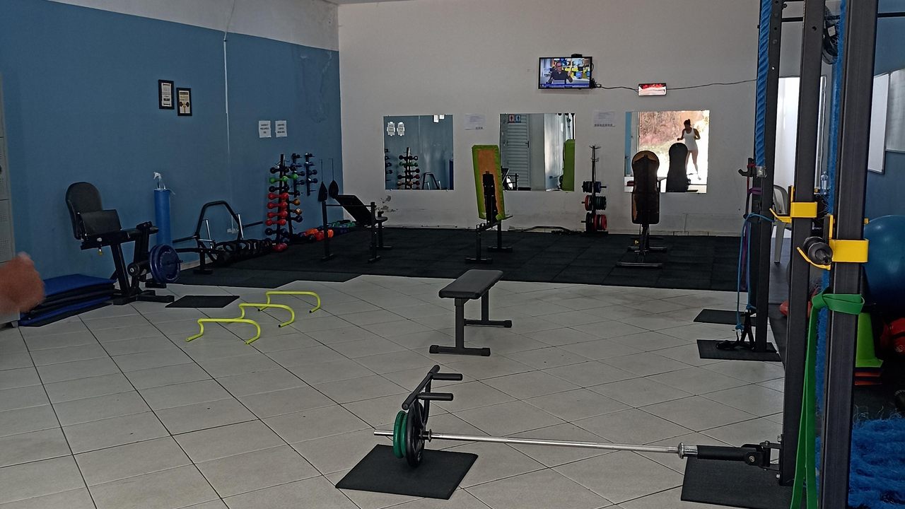 Imagem da estrutura da academia