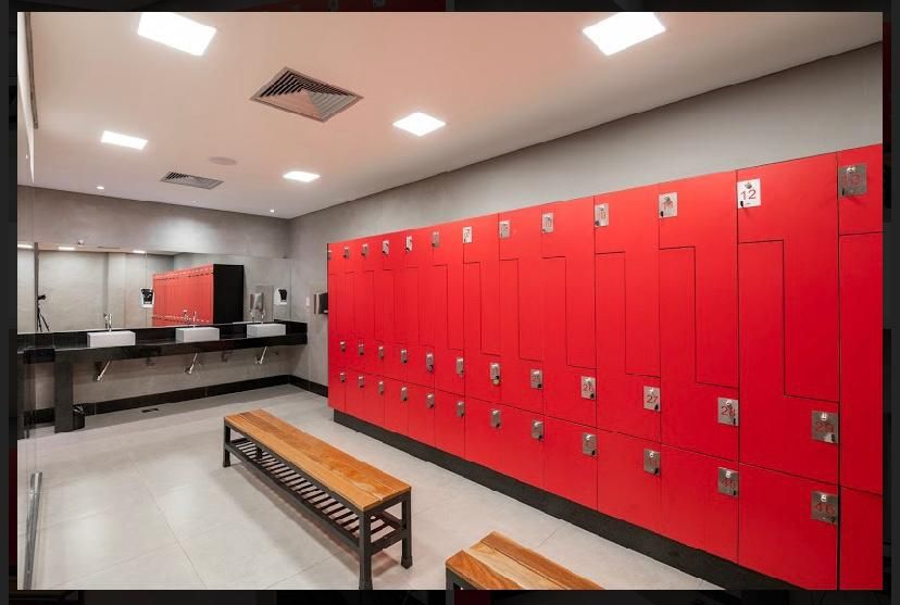 Imagem da estrutura da academia