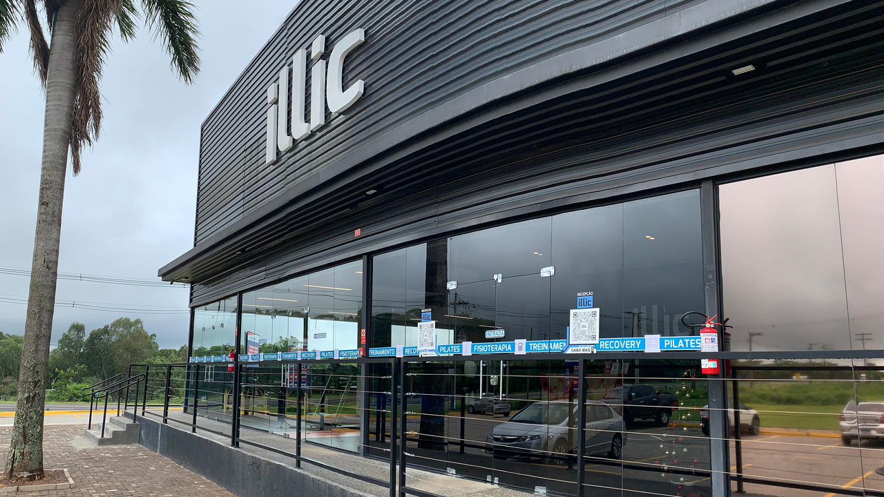 Imagem da estrutura da academia