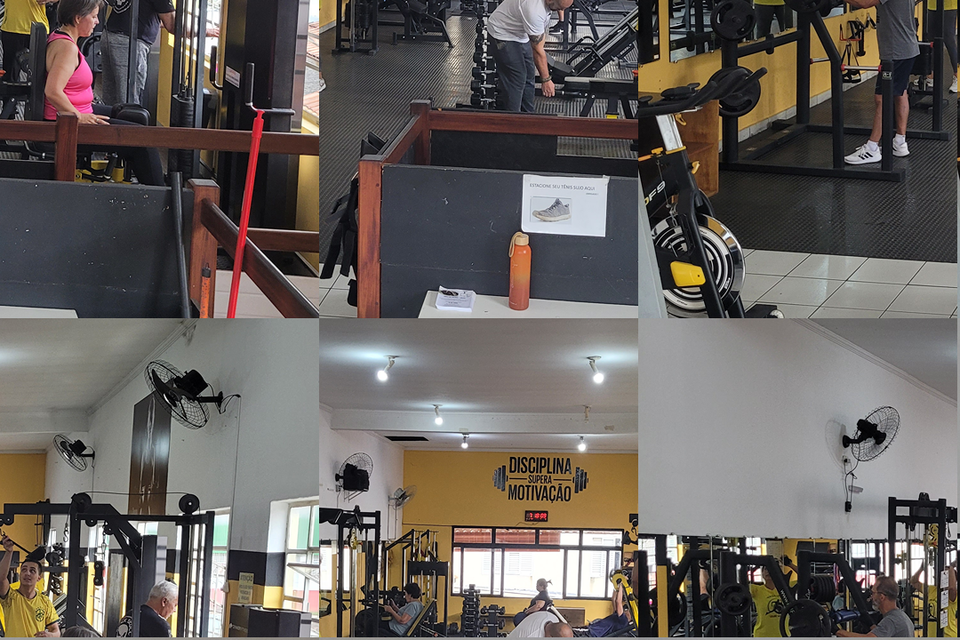 Imagem da estrutura da academia