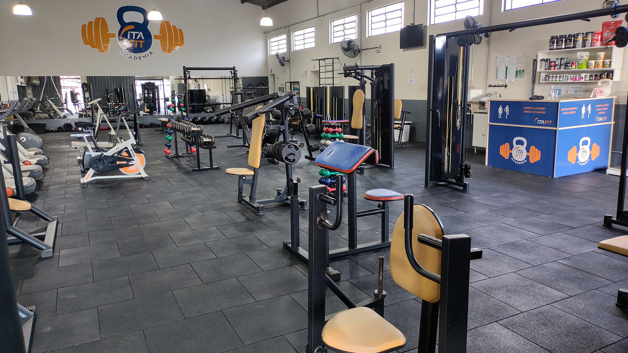 Imagem da estrutura da academia