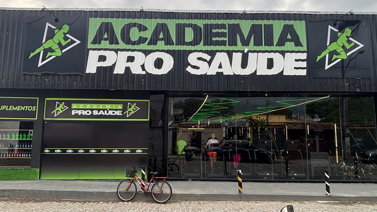Imagem da estrutura da academia