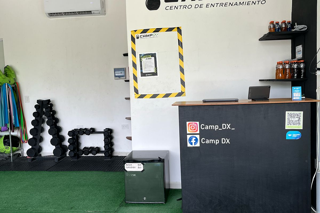 Imagem da estrutura da academia