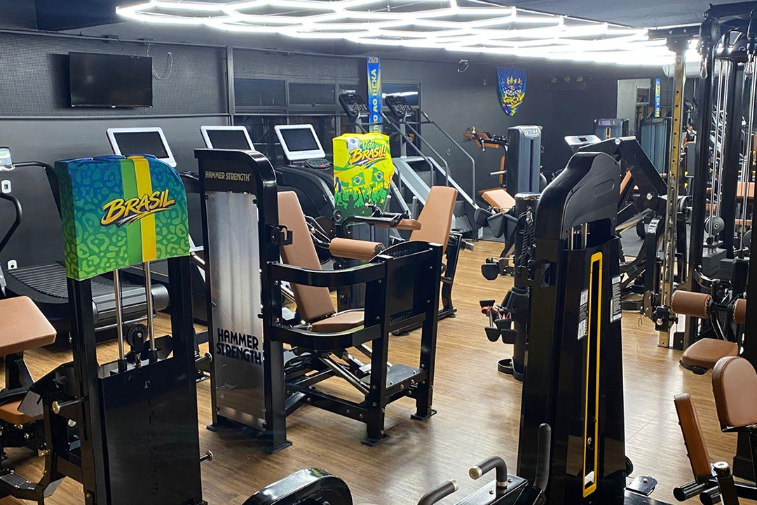 Imagem da estrutura da academia