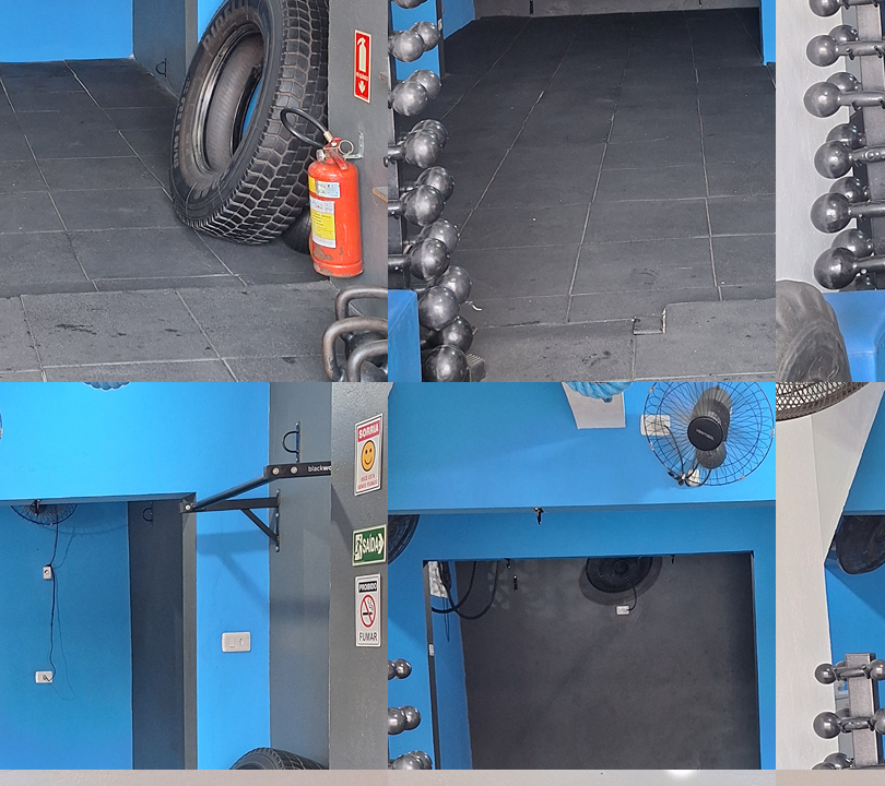 Imagem da estrutura da academia