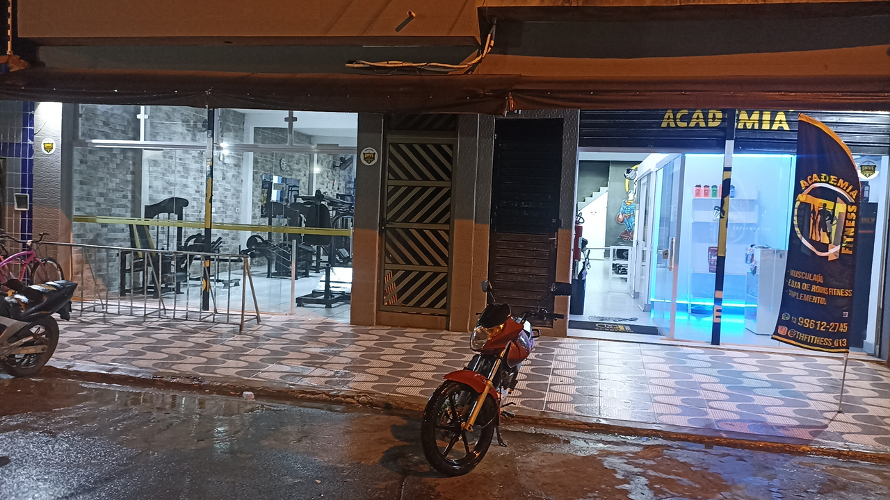 Imagem da estrutura da academia