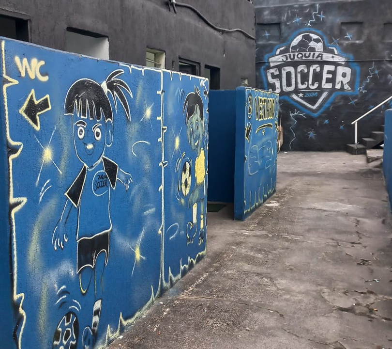 Imagem da estrutura da academia