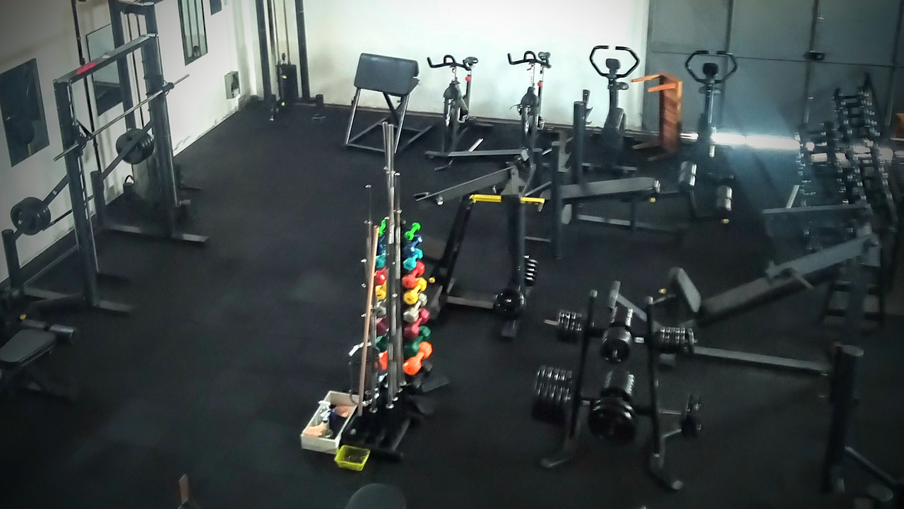 Imagem da estrutura da academia