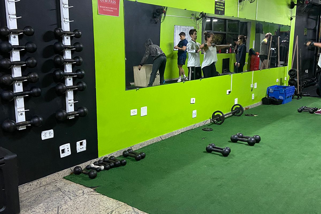 Imagem da estrutura da academia