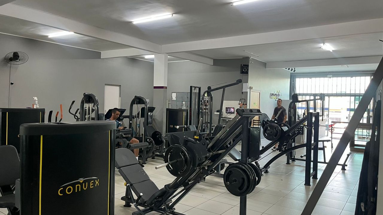 Imagem da estrutura da academia