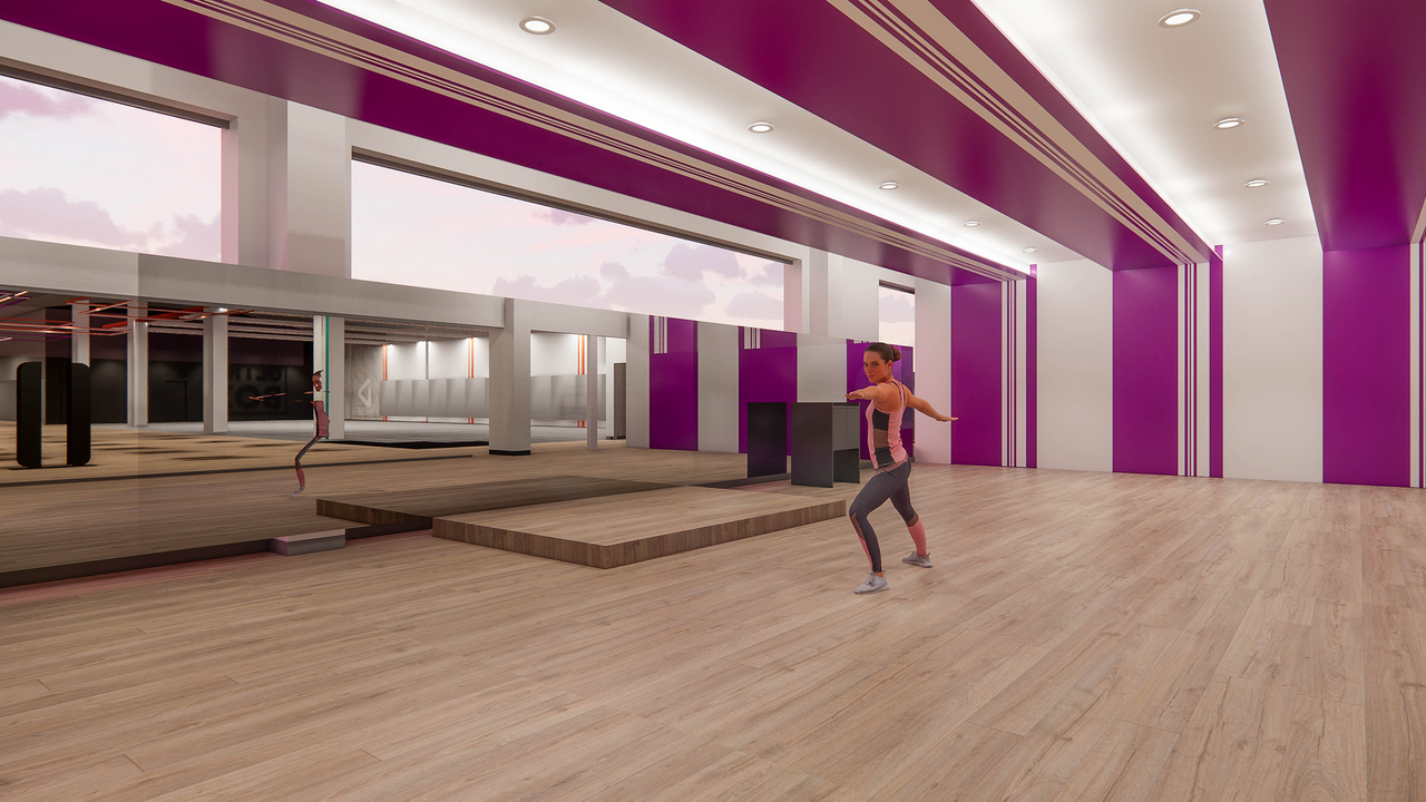 Imagem da estrutura da academia