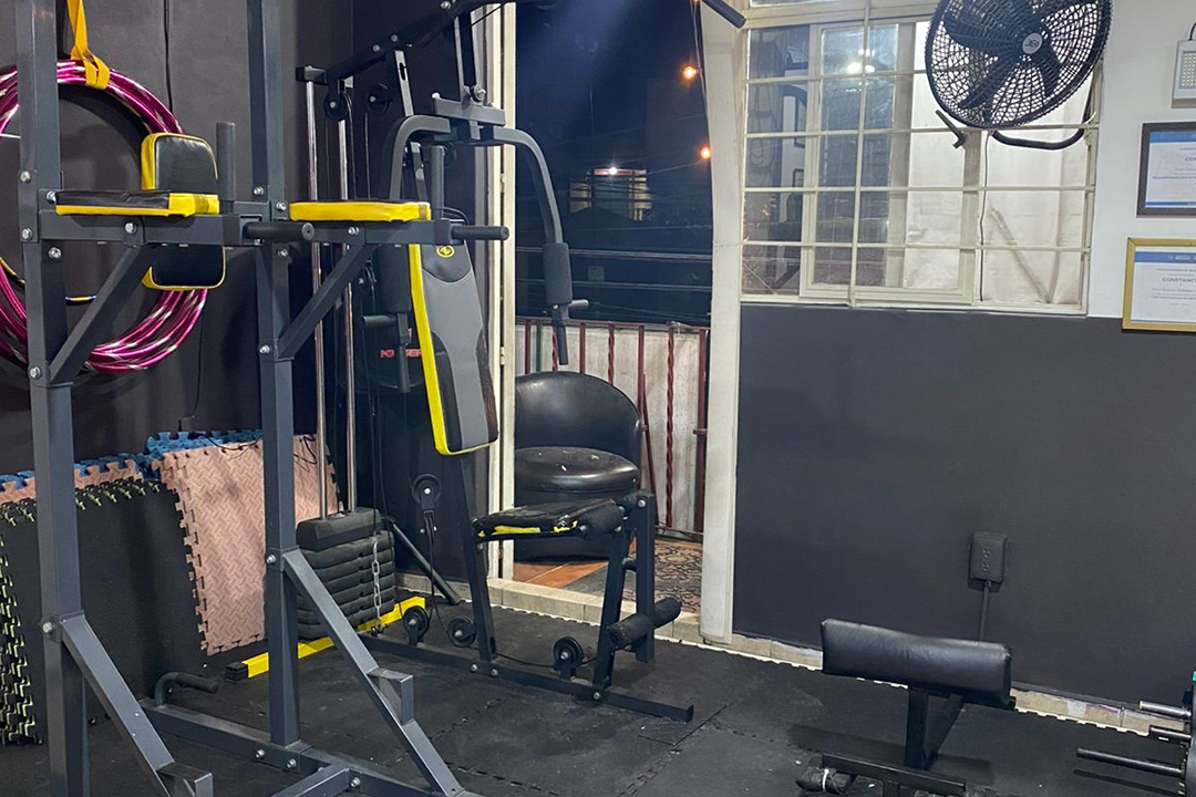 Imagem da estrutura da academia