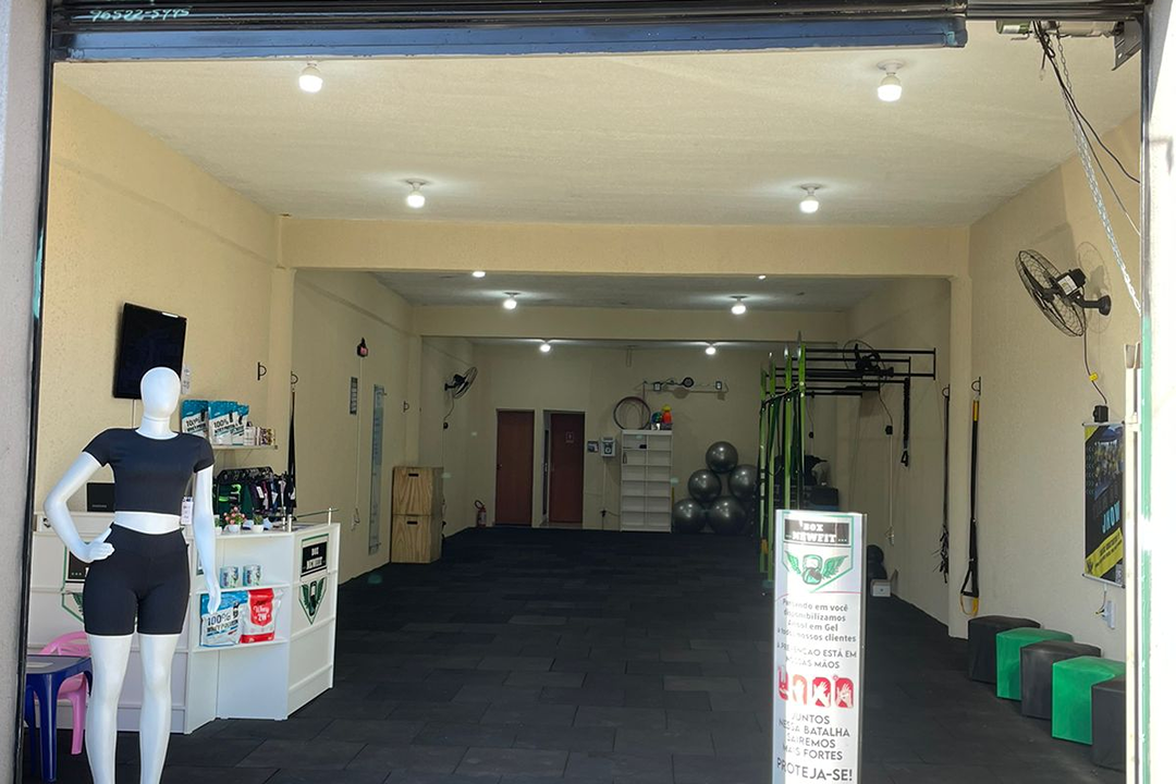 Imagem da estrutura da academia