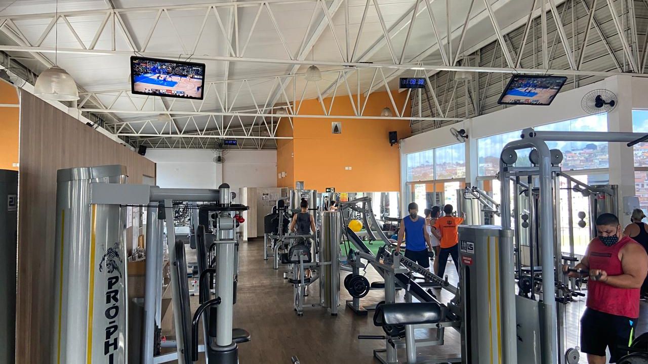 Imagem da estrutura da academia