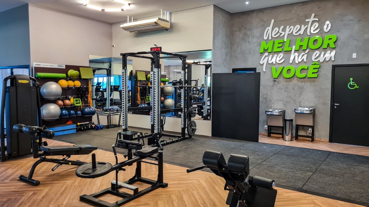 Imagem da estrutura da academia