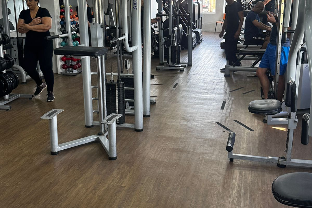 Imagem da estrutura da academia