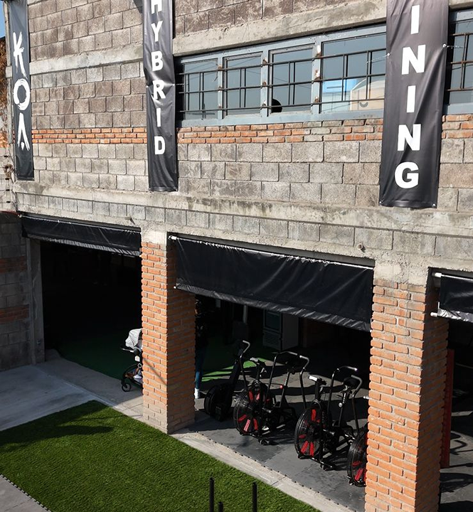 Imagem da estrutura da academia