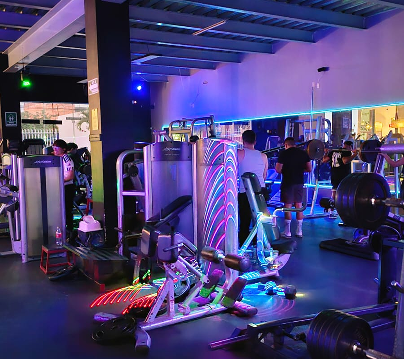 Imagem da estrutura da academia