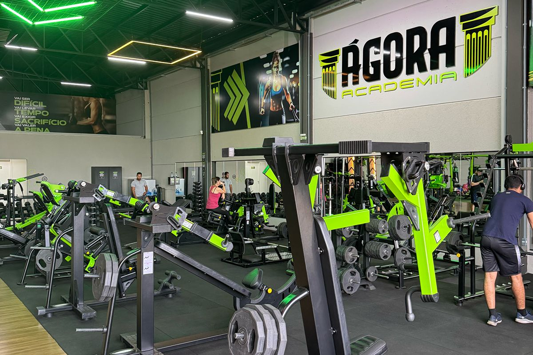 Imagem da estrutura da academia