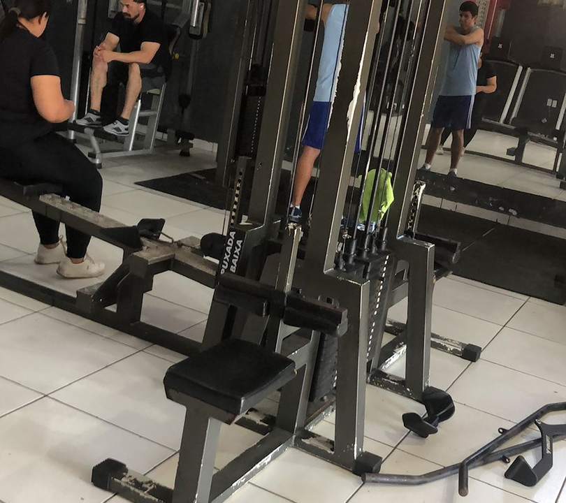 Imagem da estrutura da academia