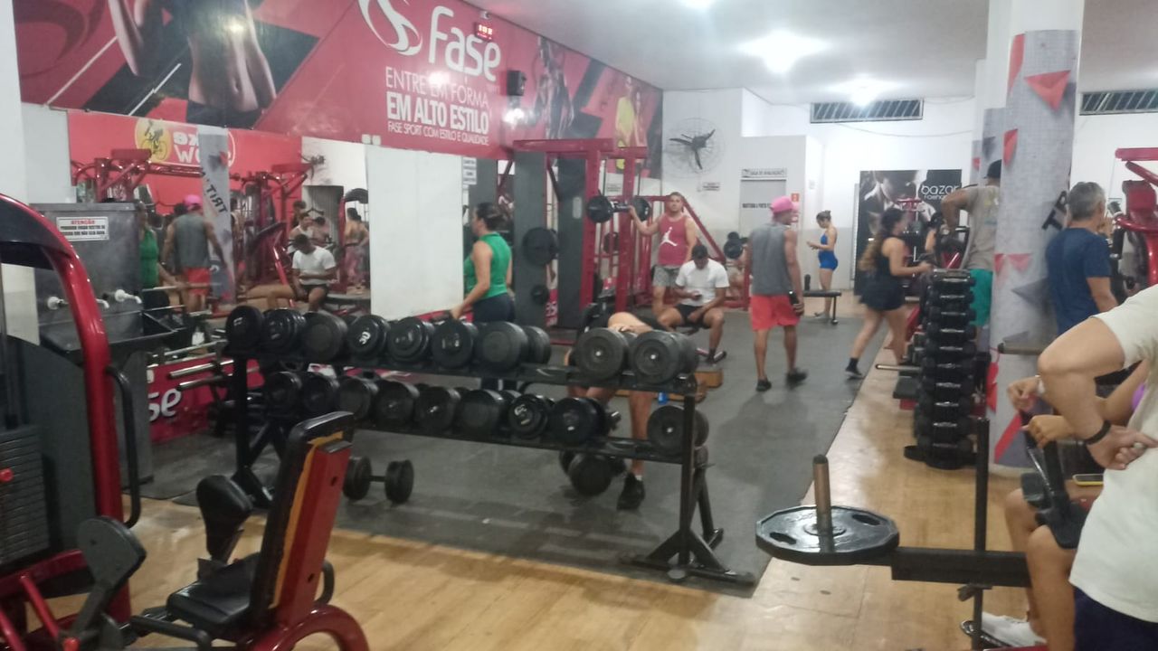 Imagem da estrutura da academia