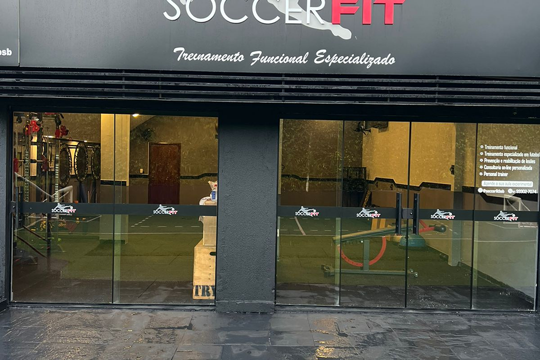 Imagem da estrutura da academia